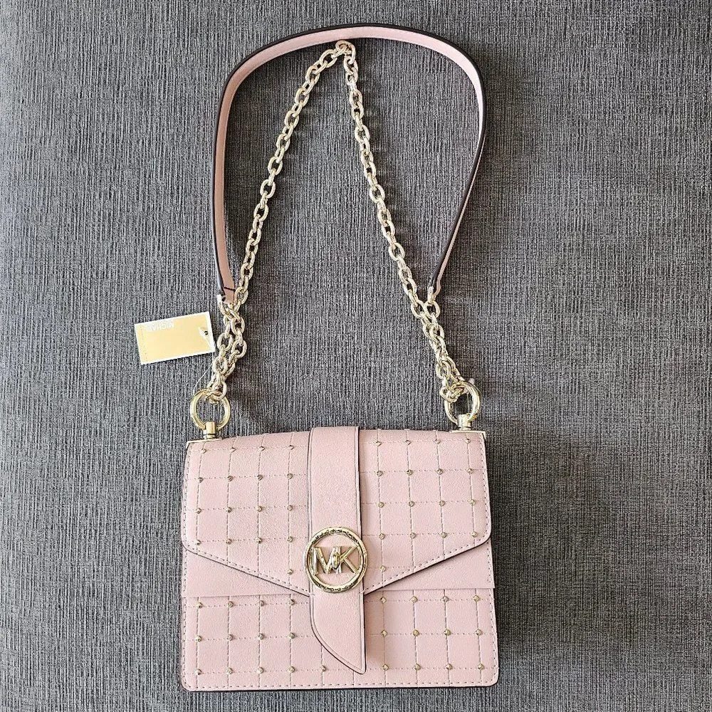 Michael Kors Women Smokey Rose Greenwich Crossbody Bag - Picture 3 of 12